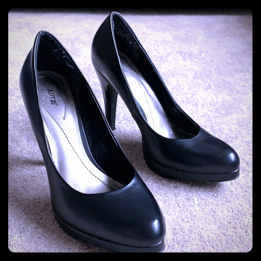 Black high heels